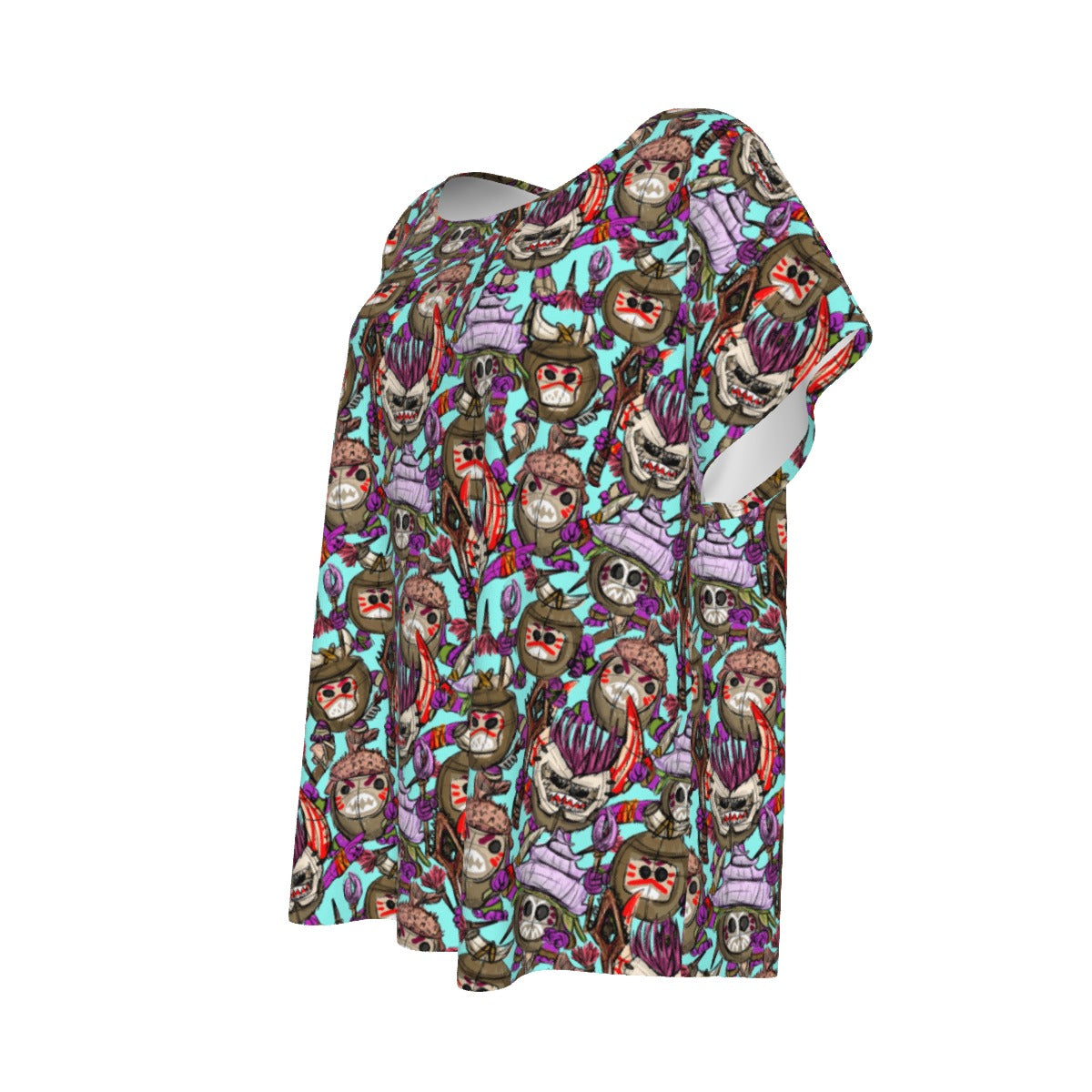 Island Coconut Pirates - Women’s Relaxed Fit Scoop Tee