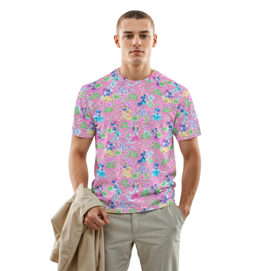 Princess Palm Party - Men's Short Sleeve T-Shirt