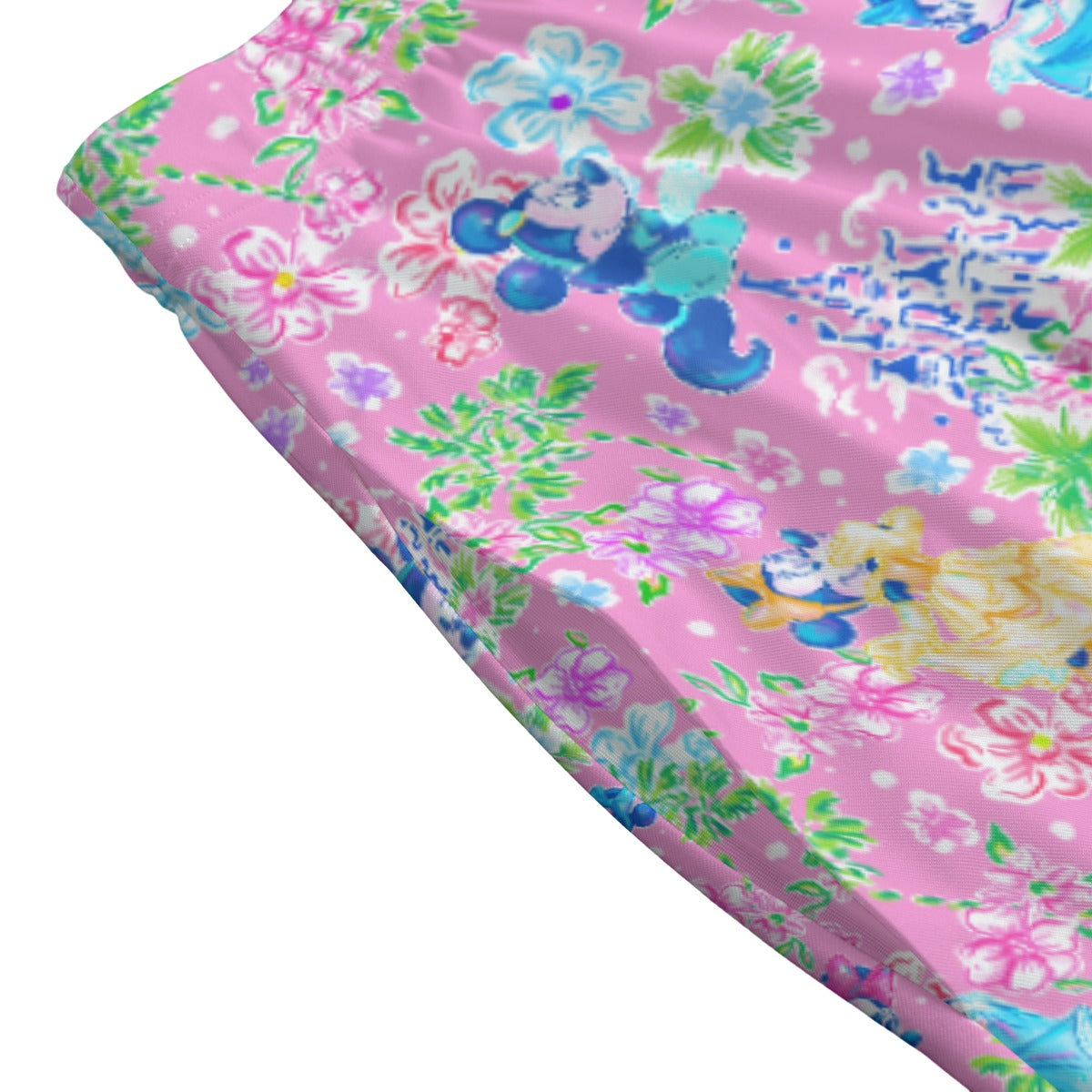 Princess Palm Party - Women's Pocket Skater Skirt