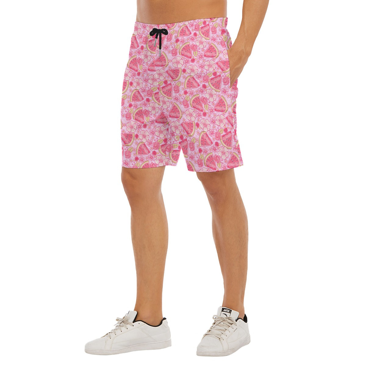 Summer Fruits - Watermelon - Men’s Pocket Beach Shorts