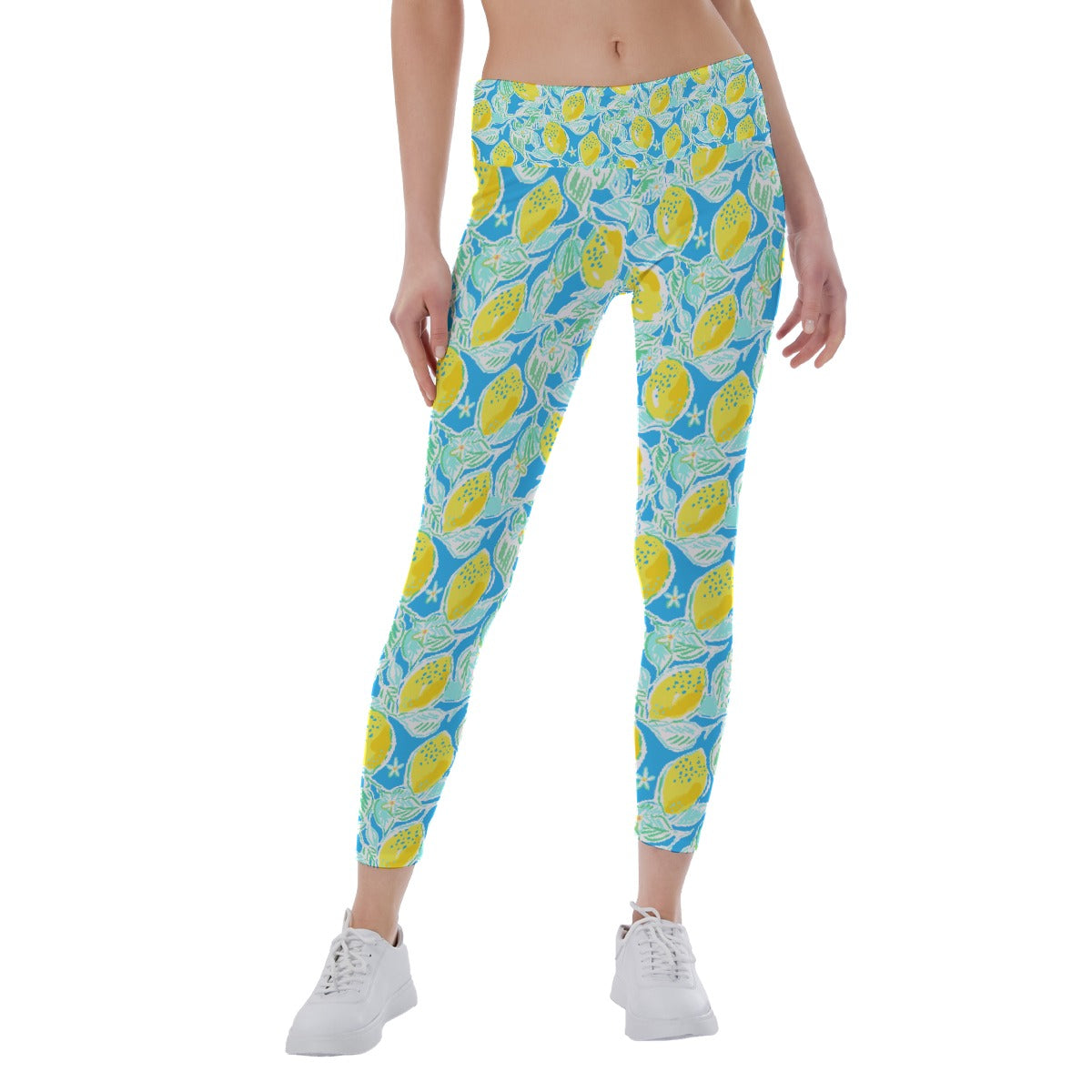 Lemon Drop Daydream - Women's Yoga Leggings