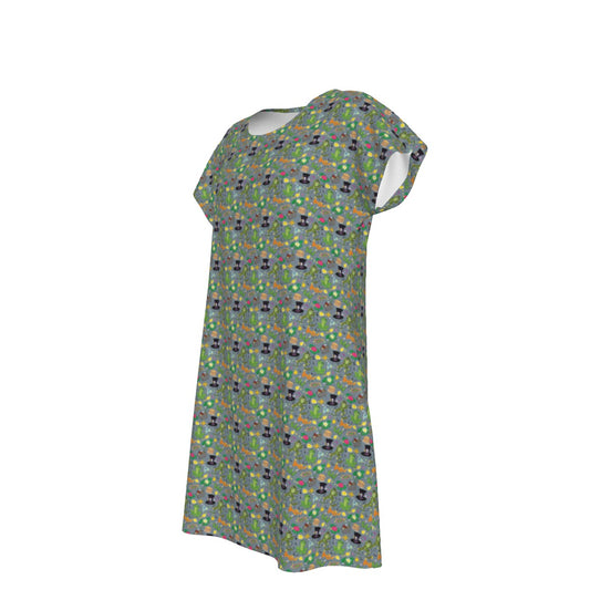 Bayou Princess Icons - Women's T-Shirt Dress