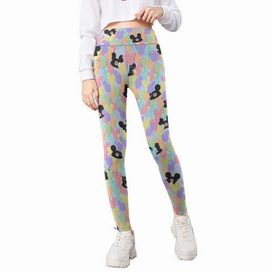 Pastel Mouse Ear Balloons - Kid's Leggings