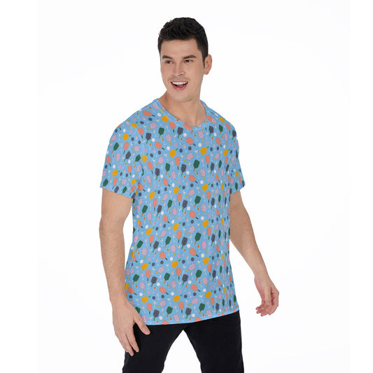 Pickleball and Cocktails - Men's Short Sleeve T-Shirt