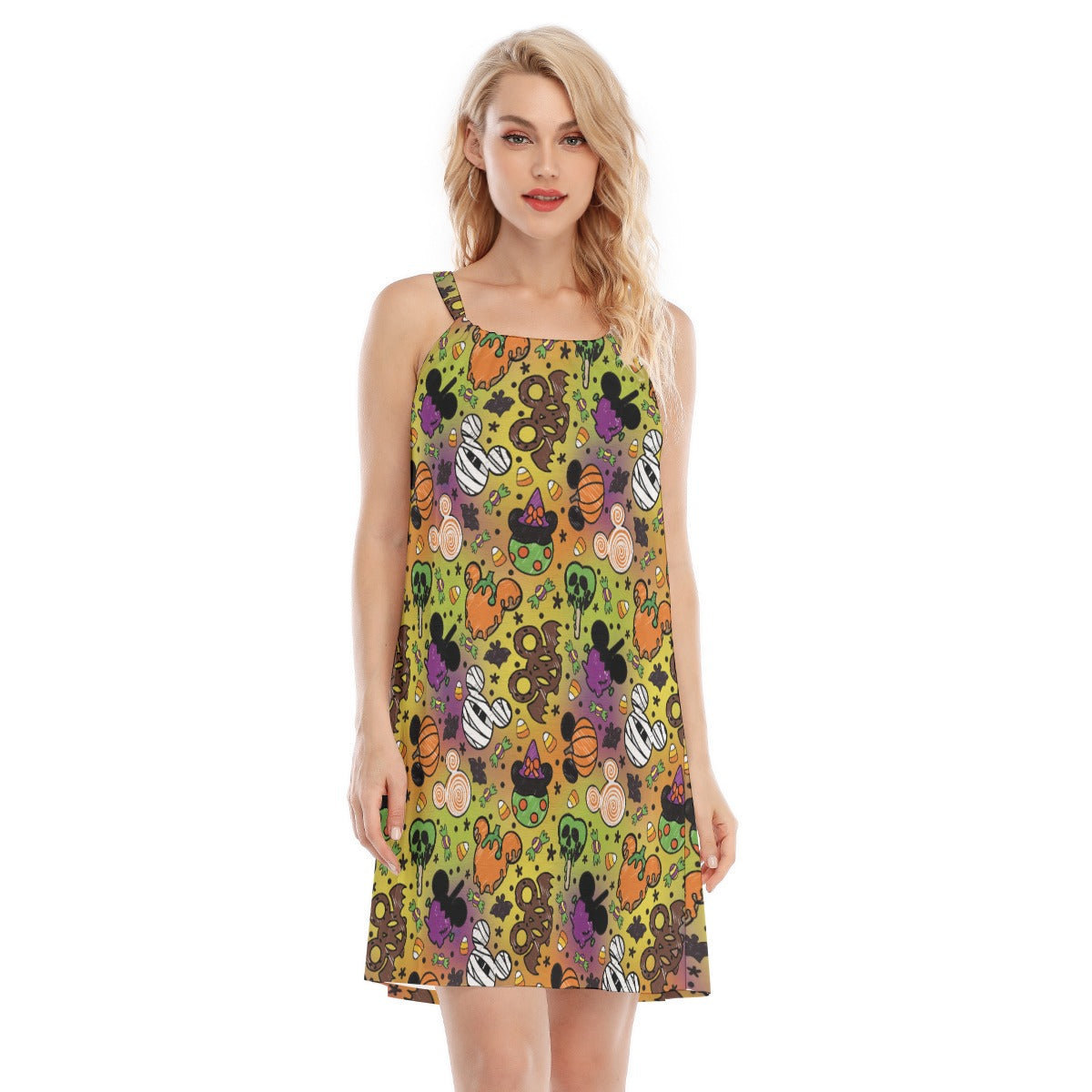 Monster Snacks Treats - Women’s Adjustable Sundress
