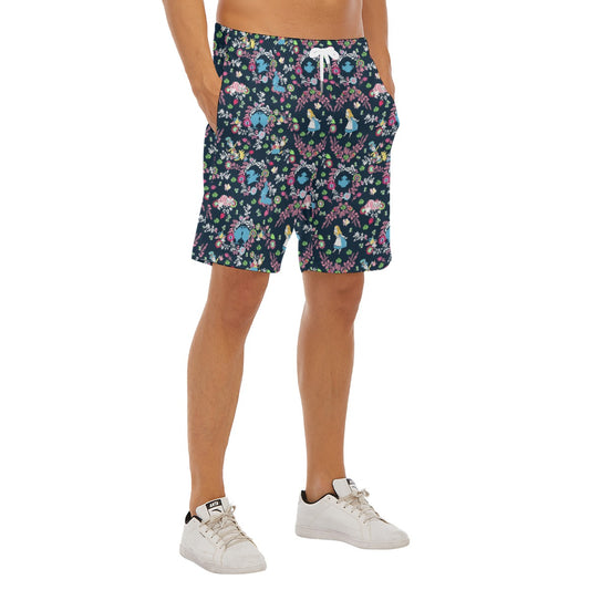 Garden Whimsy - Wonderland Dreams - Men’s Pocket Beach Shorts