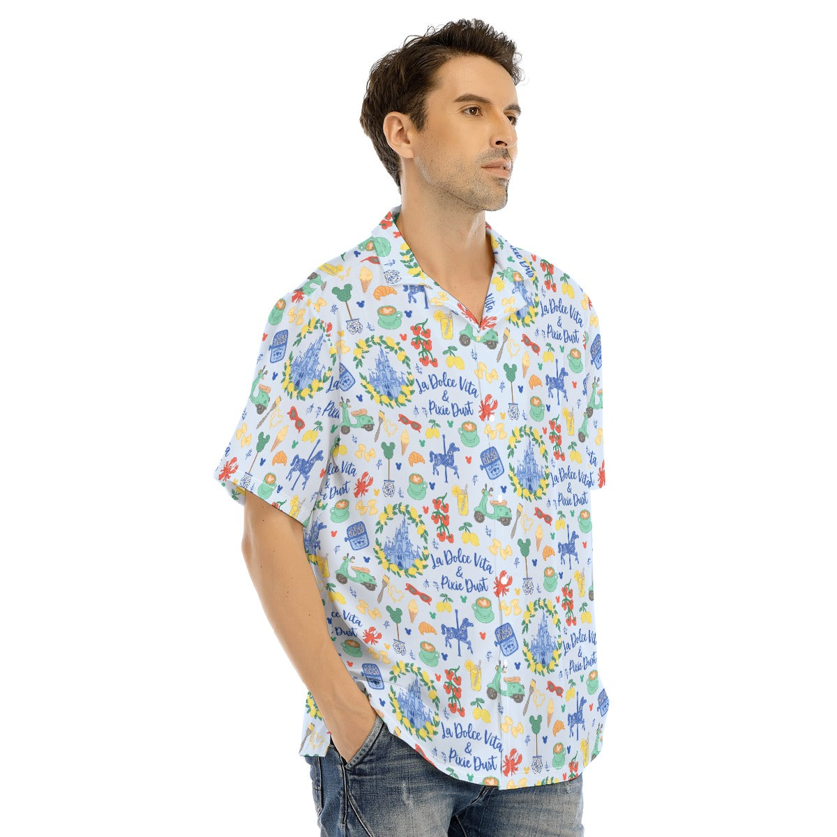 Sweet Life Pixie Dust - Men's Hawaiian Button Up Shirt