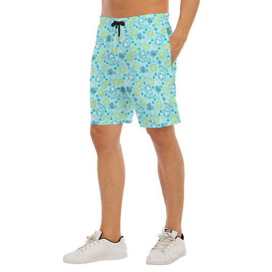 Fruitimals - Blueberry Dinosaurs - Men’s Pocket Beach Shorts