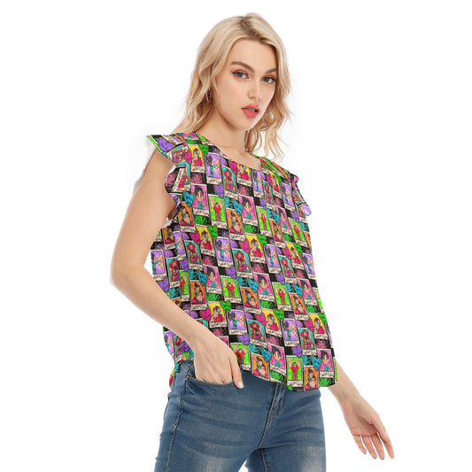 You're My Hero - Women’s Flutter Sleeve Top