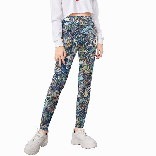 Magical Skybound Adventure - Kid's Leggings