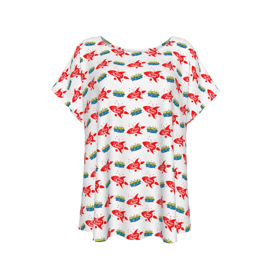 Galactic Rocket Party - Women’s Relaxed Fit Scoop Tee