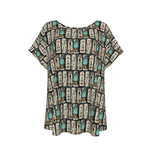 Stretching Haunted Nightmare - Women’s Relaxed Fit Scoop Tee