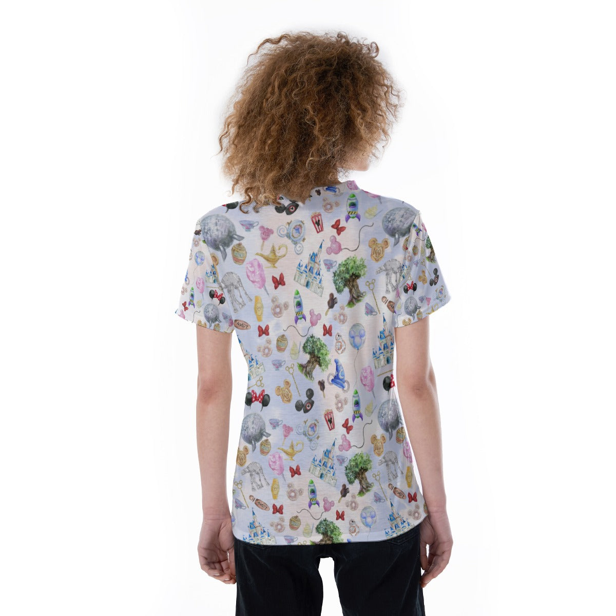 WDW Park Hopper - Women's Short Sleeve V-Neck T-Shirt