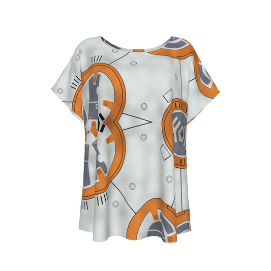 Little Round Droid - Women’s Relaxed Fit Scoop Tee