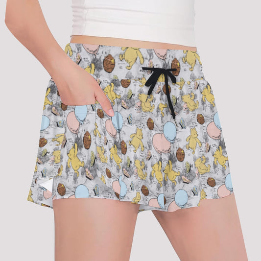 Silly Old Bear - Girls’ Flowy Pocket Shorts