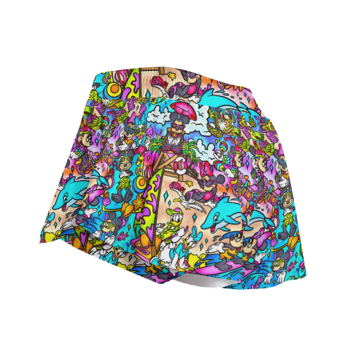 Island Beach Bash - Women's Flowy Pocket Shorts