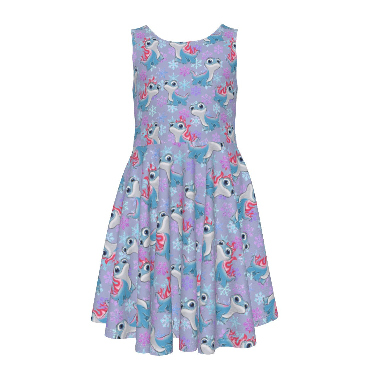 Bruni the Fire Spirit - Kid's Sleeveless Skater Dress