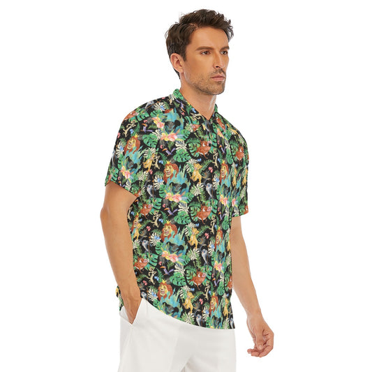 Watercolor Jungle Pride - Men's Polo Shirt