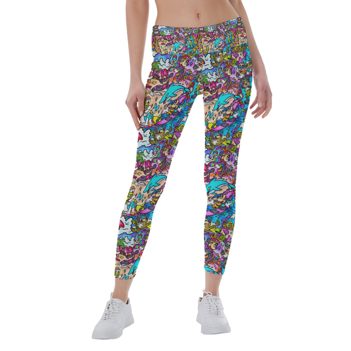 Island Beach Bash - Women's Yoga Leggings