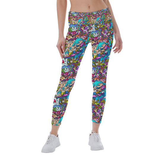 Island Beach Bash - Women's Yoga Leggings