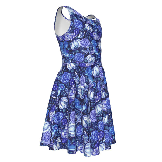 Fairytale Florals - Cinderella Inspired - Kid's Sleeveless Skater Dress