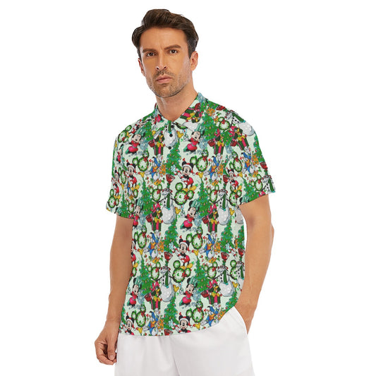 Mouse Friends Christmas Decorations - Men's Polo Shirt