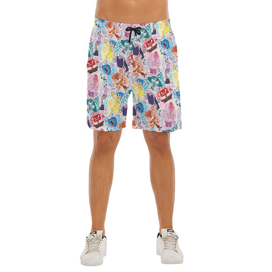 Floral Emotions - Men’s Pocket Beach Shorts