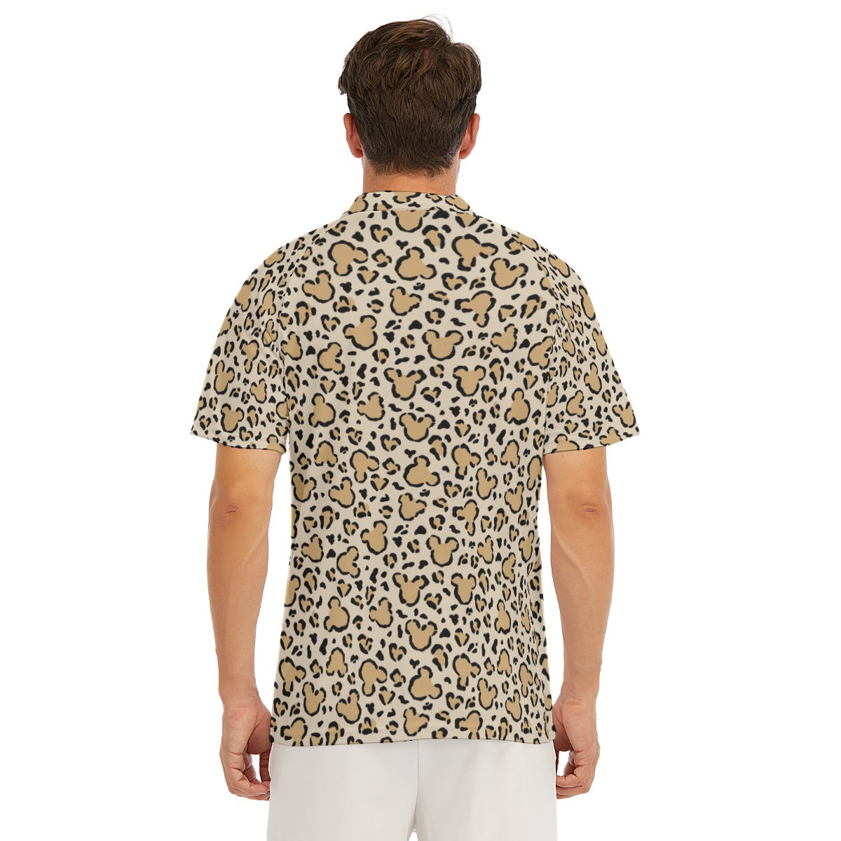 Mouse Ears Animal Print - Men's Polo Shirt