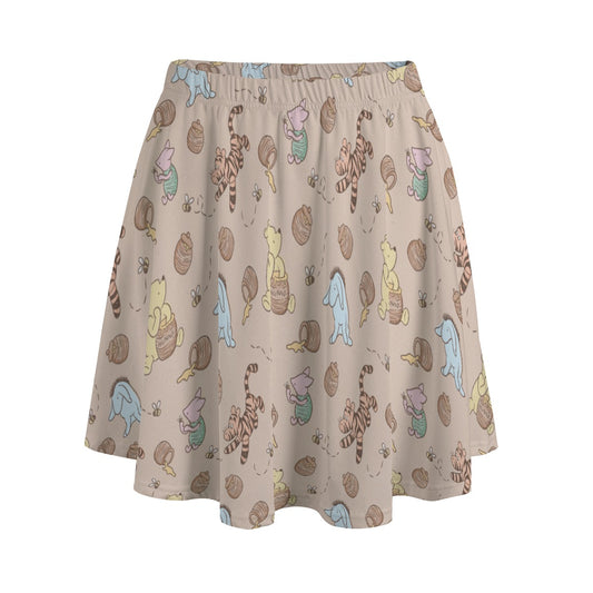 Honey Pot Daydreams - Women's Pocket Skater Skirt
