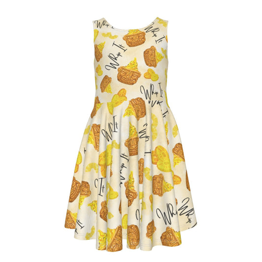 Pineapple Whip It! - Kid's Sleeveless Skater Dress