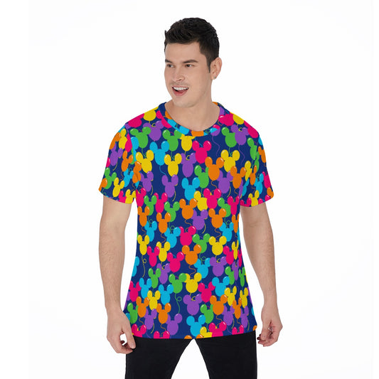 Bright Mouse Ear Balloons - Men's Short Sleeve T-Shirt