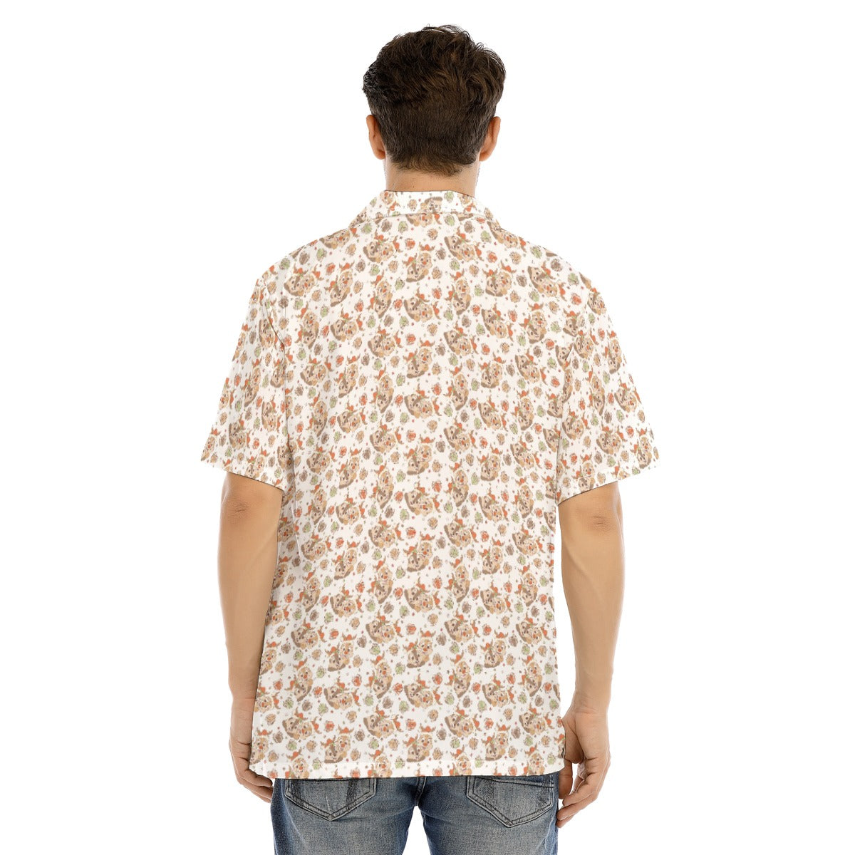 Holiday Mischief Duo - Men's Hawaiian Button Up Shirt