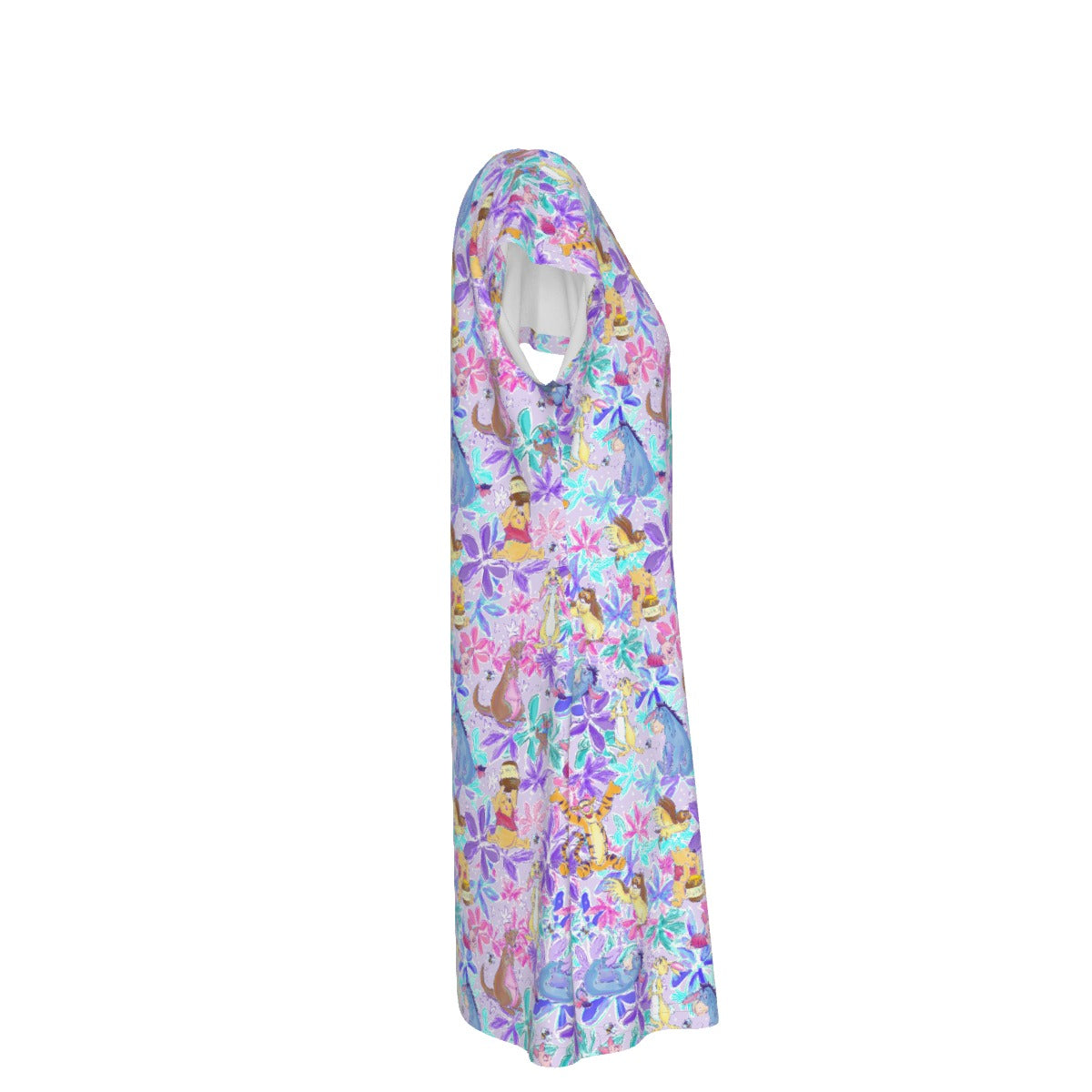 Storybook Friends in Bloom - Women's T-Shirt Dress