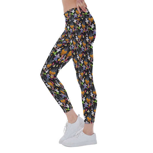 Mickey & The Gang Trick or Treat - Women's Yoga Leggings