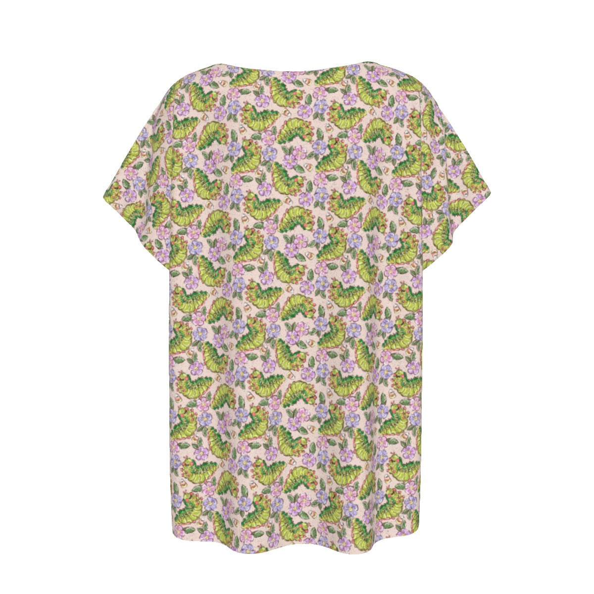 Cheerful Caterpillar Garden - Women’s Relaxed Fit Scoop Tee