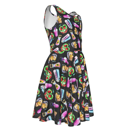 Pick Your Poison - Kid's Sleeveless Skater Dress