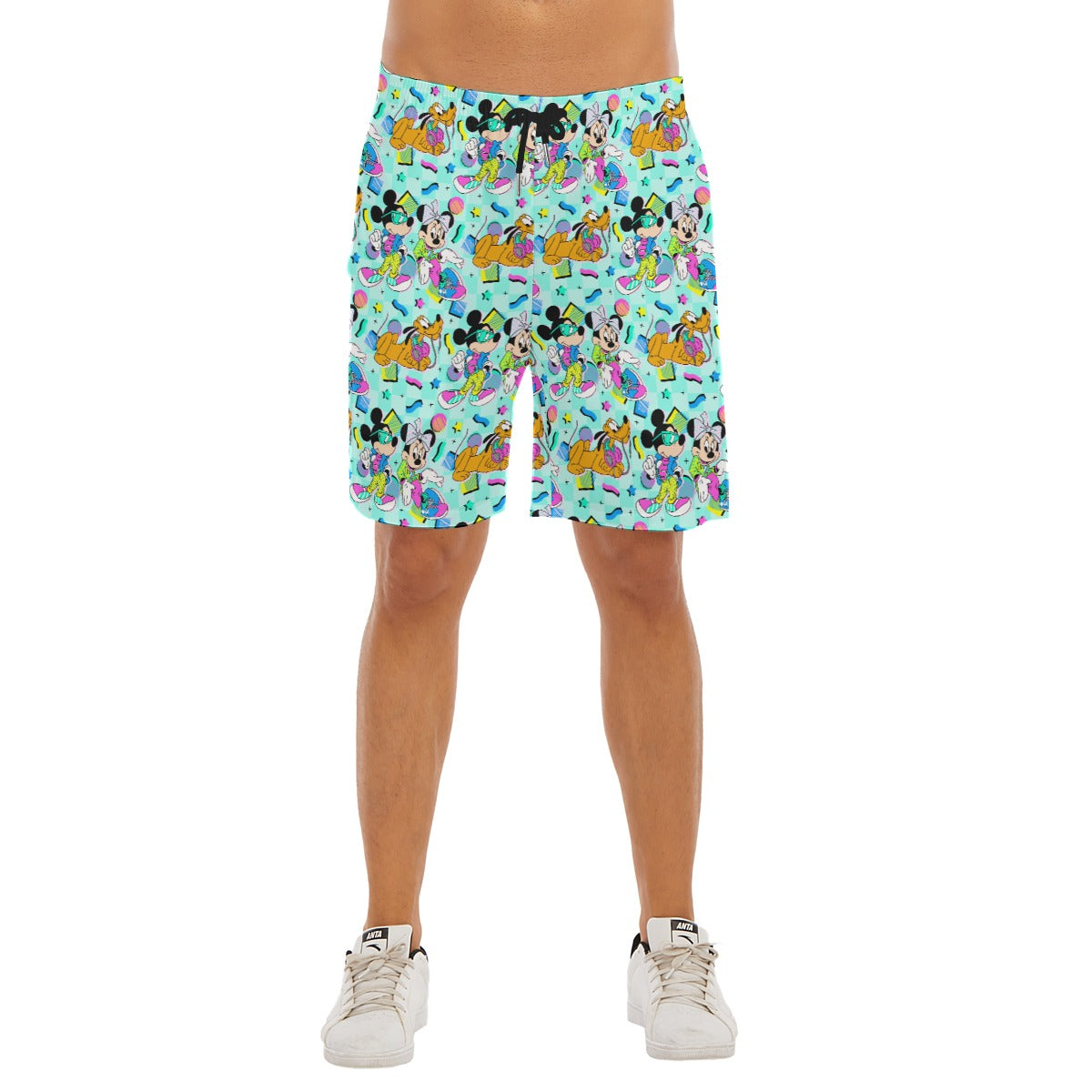 80s Pop Party Pals - Men’s Pocket Beach Shorts