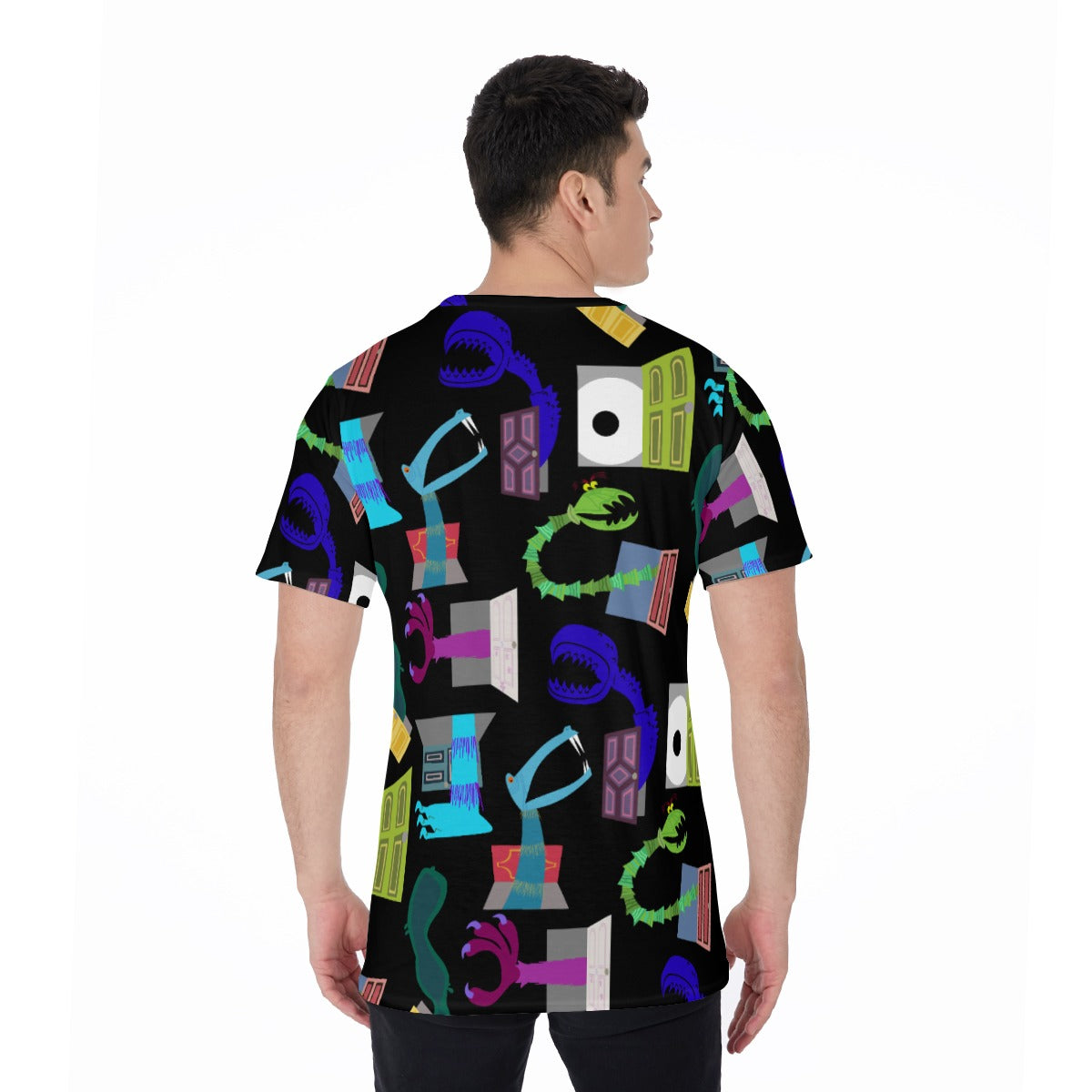 Monsters in Closets - Men's Short Sleeve T-Shirt