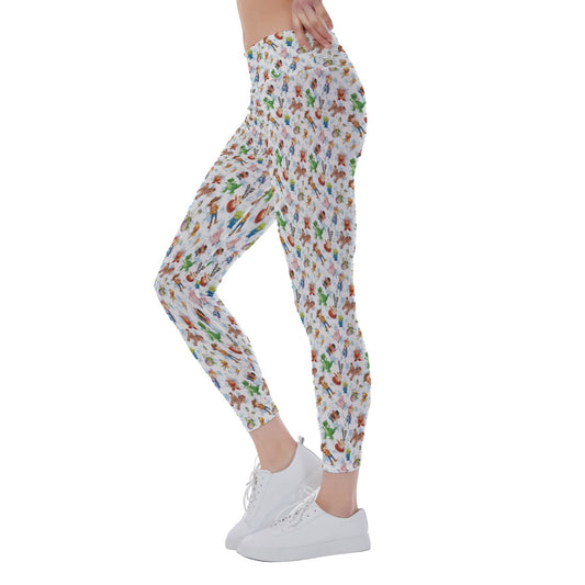 Playful Toy Friends - Women's Yoga Leggings