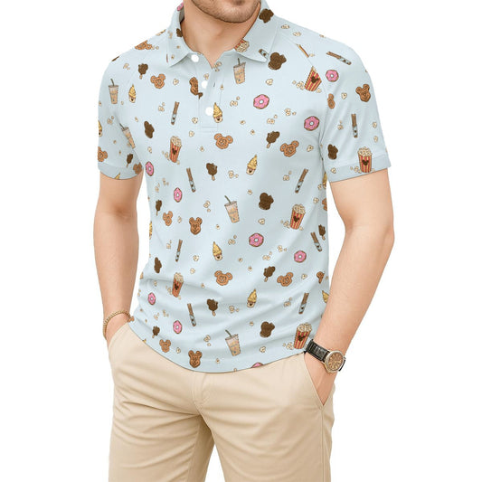 Minimal Snackcore - Men's Polo Shirt
