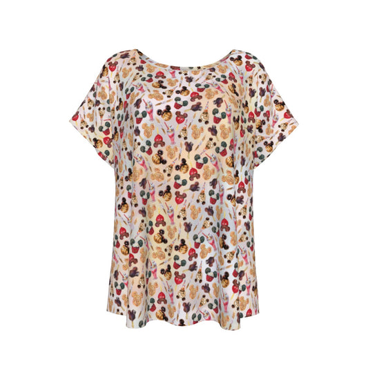 Mouse Snack Treats - Women’s Relaxed Fit Scoop Tee