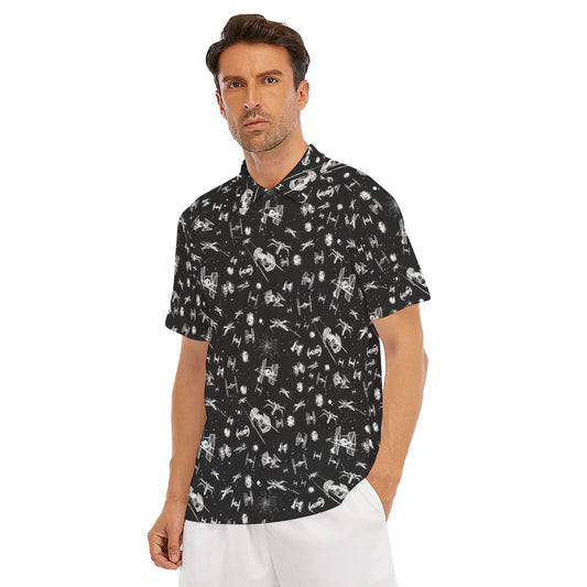 Epic Space Battle Ships - Men's Polo Shirt