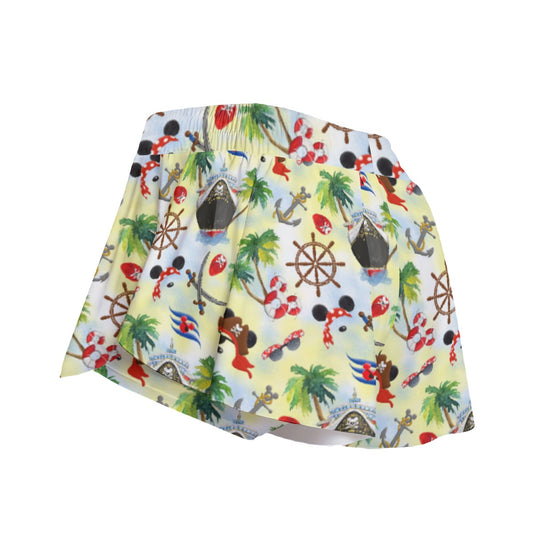 Pirate Night Cruise - Women's Flowy Pocket Shorts