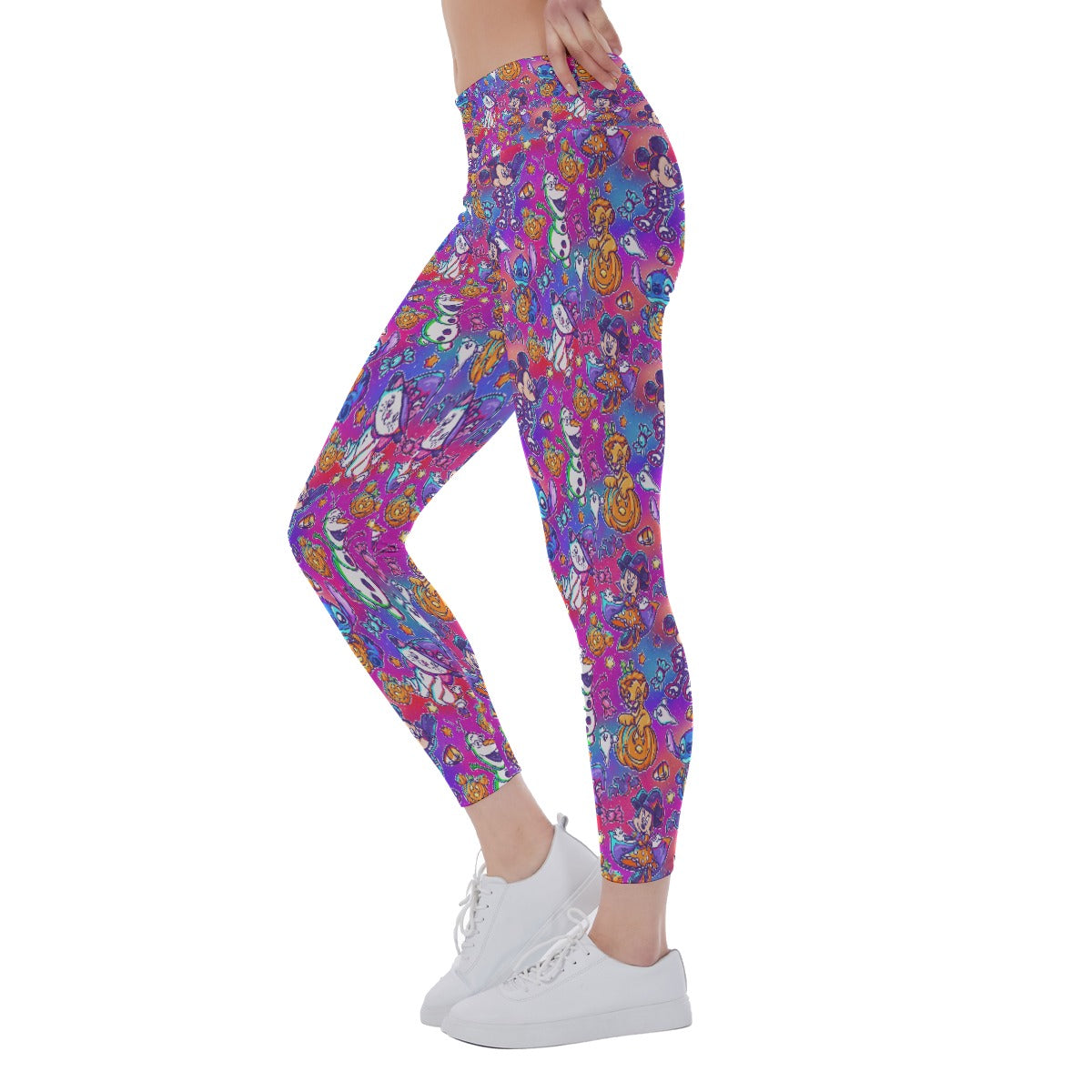 Classic Character Halloween Mashup - Women's Yoga Leggings