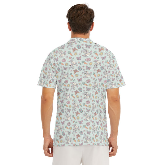 Springtime Bunny Cheer - Men's Polo Shirt