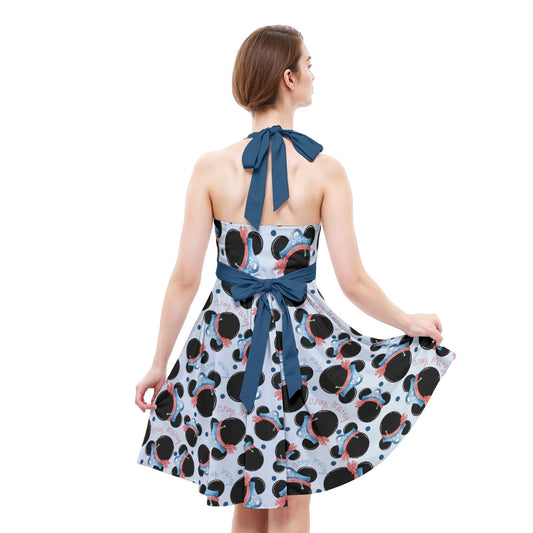 Pirate Life Adventure - Women's Halter Vintage Pocket Dress