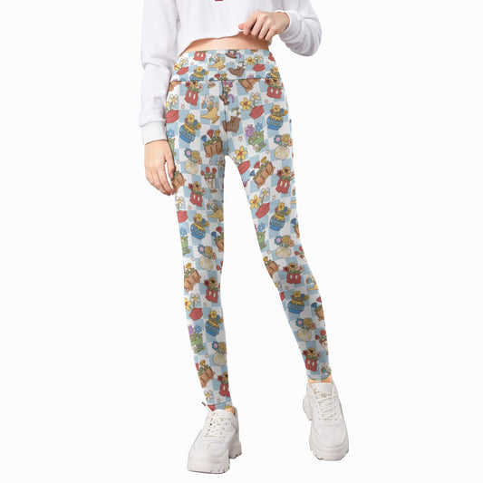 Flourishing Fairytale Pots - Kid's Leggings