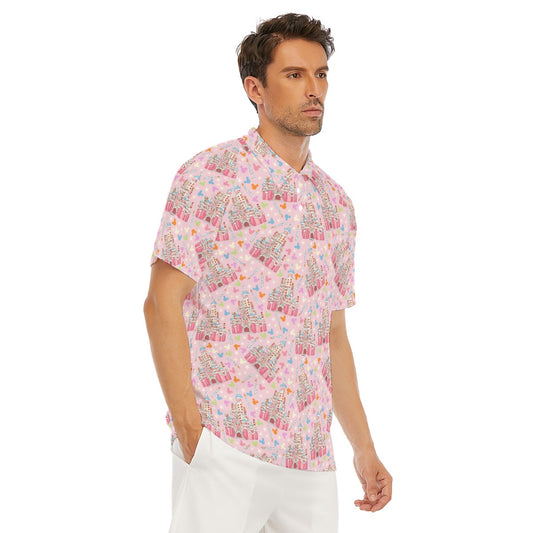 25th Birthday Cake Castle - Men's Polo Shirt