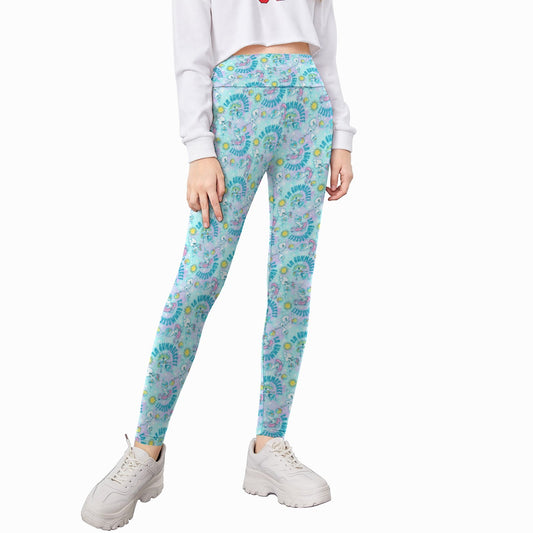 Sun-Kissed Snow Friend - Kid's Leggings