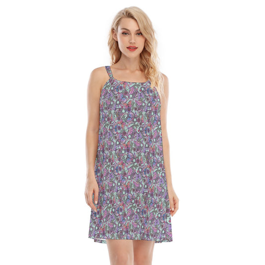 Butterfly Planchettes - Women’s Adjustable Sundress